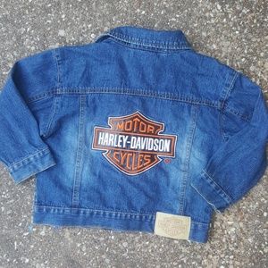 Harley Davidson Motorcycles Girls Jean Jacket 5